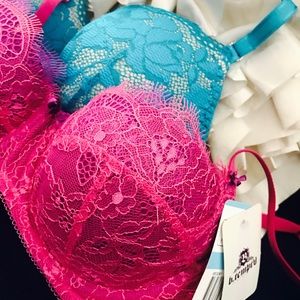 NWT Btempt'd 32C Bra and Betsey Johnson 34C  Bra